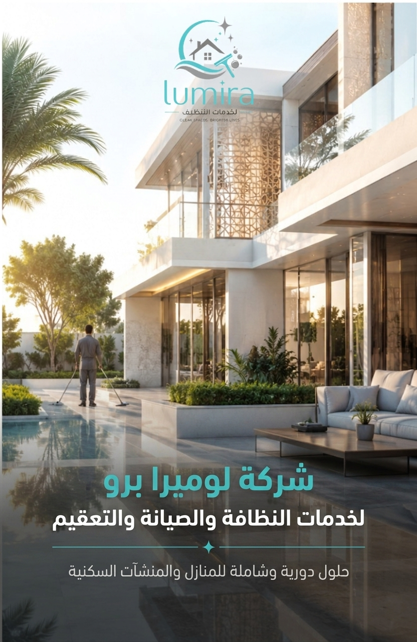 شركة لوميرا برو للنظافة والتعقيم والصيانة